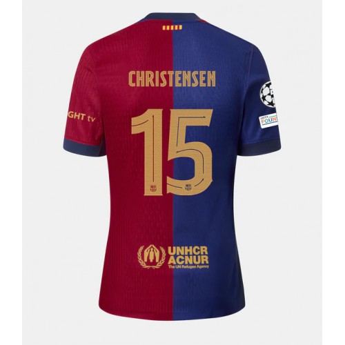 Moški Nogometni dresi Barcelona Andreas Christensen #15 Domači 2024-25 Kratek Rokav